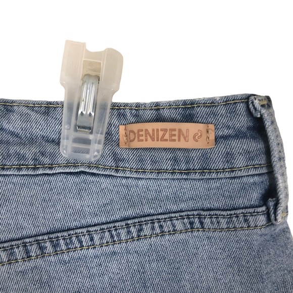 Denizen by Levi’s High-Rise Distressed Destroyed Shorts, Cutoffs, Light Wash 12 - Picture 4 of 8